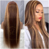 Highlight 13x4 Transparent Lace front Wig Bodywave & Straight (200 density)