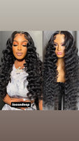 ⚡️FLASH SALE⚡️ 1b 13x6 Full Frontal Wig Straight & Bodywave (200 density)(glue less)