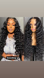 ⚡️FLASH SALE⚡️ 1b 13x6 Full Frontal Wig Straight & Bodywave (200 density)(glue less)