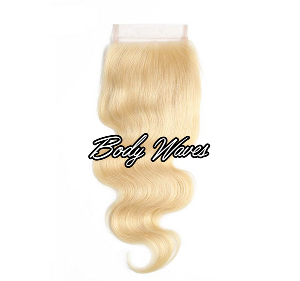 5x5 Miami Blonde closure bodywave