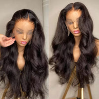 🚨24” Exotic 1b 13x4 Lace Front Wig Wavy (200 Density)(glue less)