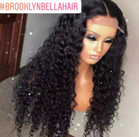 🚨26” HD 1b 5x5 Lace Closure Wig Deepwave Curly (180 density)(glue less)