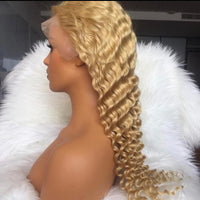 Miami Blonde 613 13x4 Lace Front Wig Deepwave (200 density)