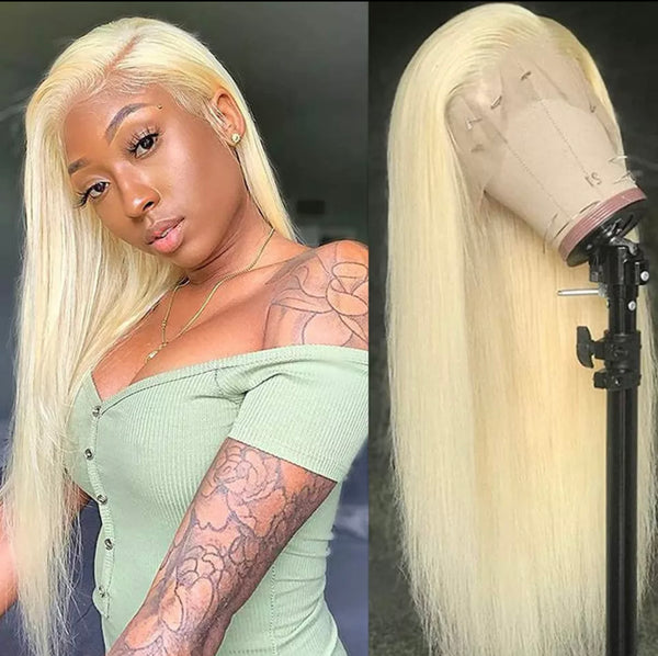 Miami Blonde 613 Full Lace Wig Straight (180 density)