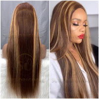 🚨Exotic High Light 13x4 Lace Front Wig Straight (200 density)